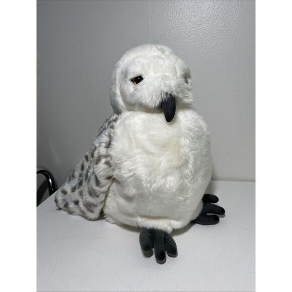 Harry Potter Hedwig Owl Plush Hand Puppet Plush Swivel Head‎ with sound 12" Toy - Picture 1 of 7